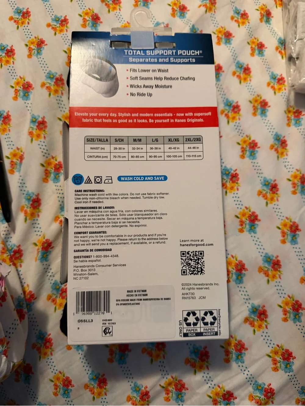 💜Hanes Originals Men's SuperSoft Boxer Brief Longer Leg, 3PackSize:Small(28-30)